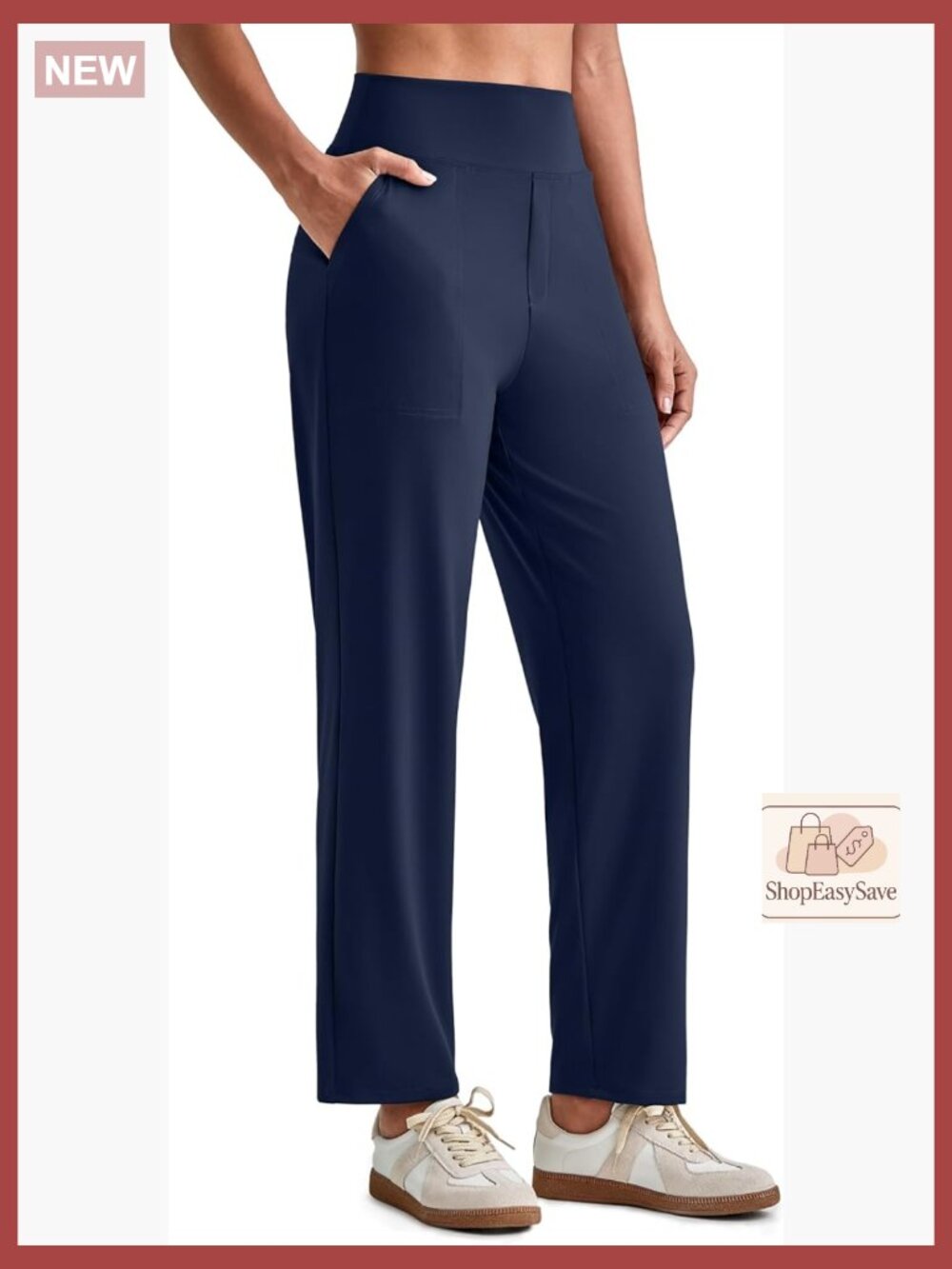 ShiftReady Ankle Yoga Pants with Pockets Stretchy Business Casual Work Trousers